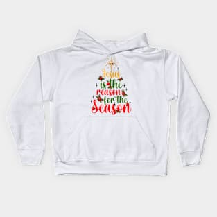 Jesus is the reason for the season Kids Hoodie